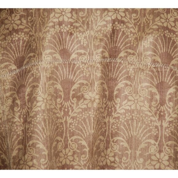 Liz Claiborne Women's Brown Jacket Plus Size 22W Floral Button Up So Soft Shaket - Picture 6 of 7